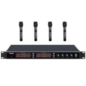 4-Channel Handheld UHF Wireless Microphone Kit