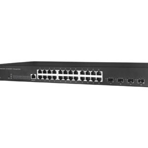 AETEK 24-Port 10G Hybrid Master Switch Copper and Fiber for Mid-Large Projects