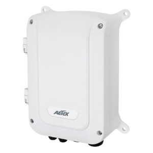 AETEK Outdoor 8-Port PoE Switch High-Density Gate Complex and Guard House Switch