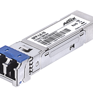 AETEK 1.25G Single-Mode SFP Module 1310nm 10km Default Fiber Link for CCTV Uplinks