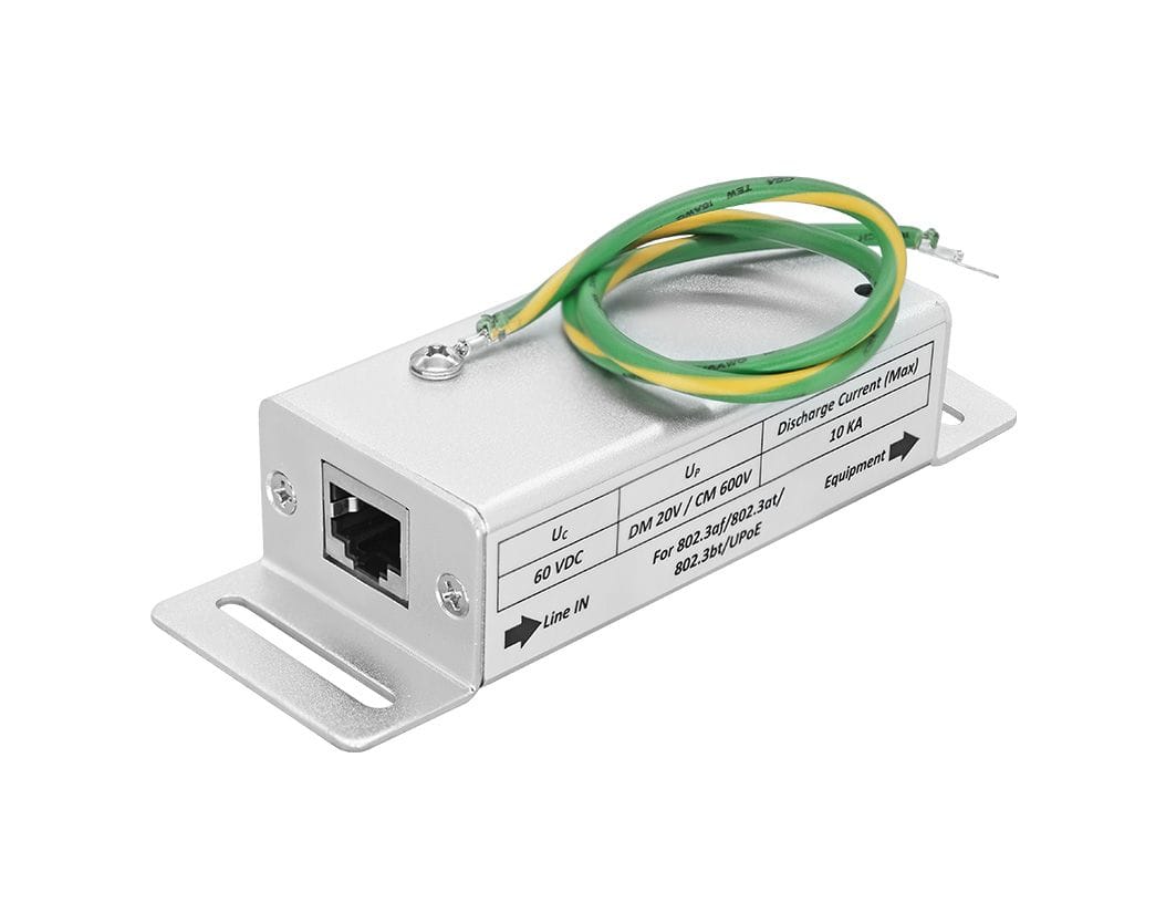 AETEK SD-101 - 1-Channel Indoor PoE Surge Protector (10KA/20KV)