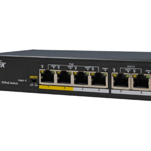 AETEK C11-042-30-065-V2 4-Port PoE + 2-Port EXPoE Fast Ethernet Switch