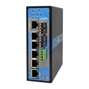 AETEK D62-040-30-BT 4-Port 30W PoE-Powered Industrial L2 PRO Switch