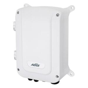 AETEK H40-044-91-DC Outdoor IP67/IK10 4-Port 90W bt PoE + 2xRJ45 + 2xSFP Gigabit Switch, 12-56VDC
