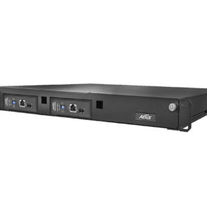 AETEK HE10-120-RX 2-CH EPoH Long Range PoE Receiver over Hybrid Copper-Fiber Cable