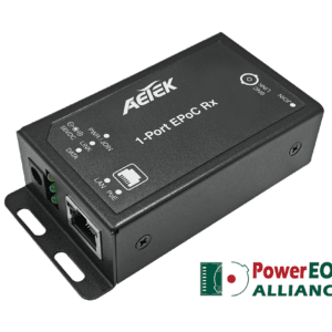 AETEK XE11-110-RX-V2 1-Port PoE PD EPoC RX Adapter