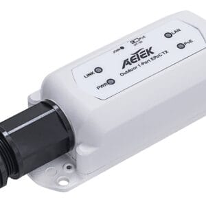AETEK XE22-110-TX-V2 Outdoor IP67/IK10 1-Port EPoC TX Adapter with 802.3af/at/bt PoE++ Output