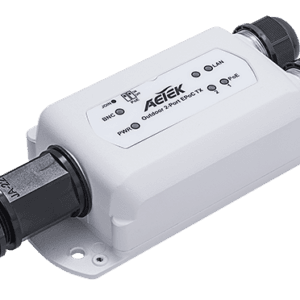 AETEK XE22-120-TX Outdoor IP67/IK10 2-Port EPoC TX Adapter