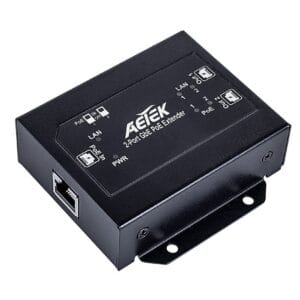 AETEK E59-102 - Indoor 1-Port bt PoE to 2-Port Passive PoE Extender
