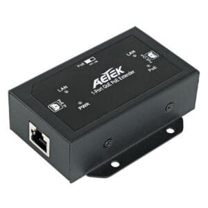 AETEK E59-201 - Indoor 1-Port bt PoE++ to PoE++ Extender