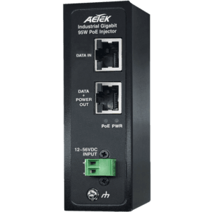 AETEK I69-206 - Industrial Gigabit 95W PoH PoE Injector 12-56VDC