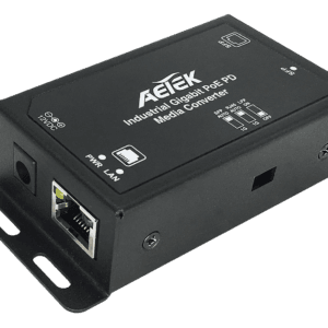 AETEK M31-011-01 Industrial Gigabit Media Converter (1x GbE + 1x GbE SFP, DIN-Rail)