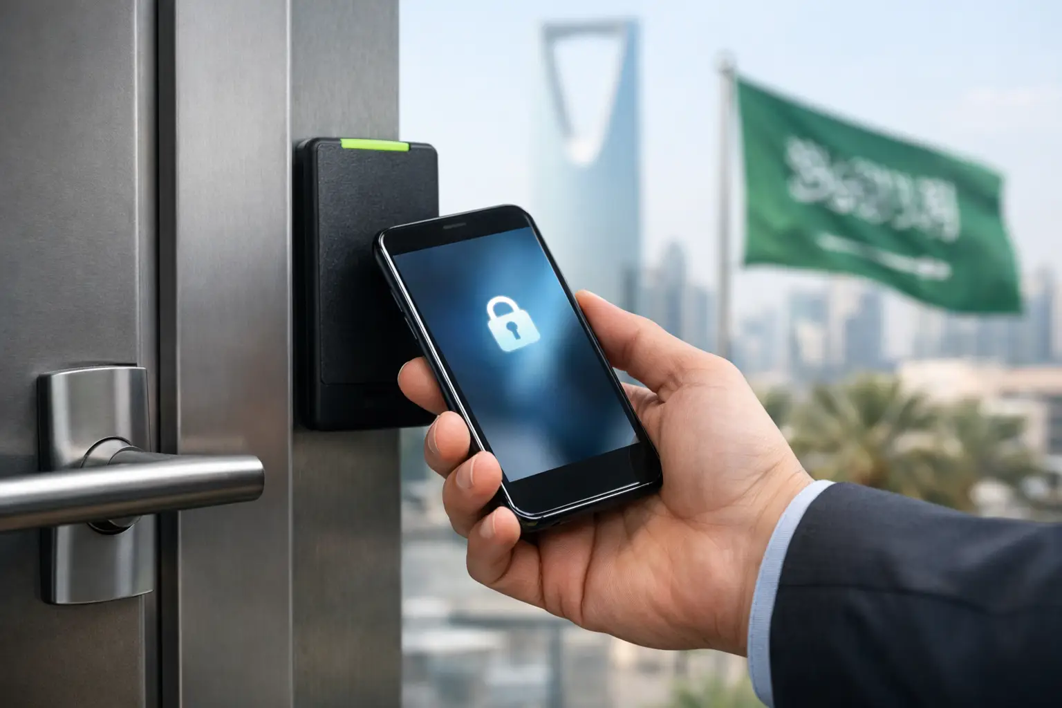 HID Mobile Credential Smartphone Door Access Saudi Arabia
