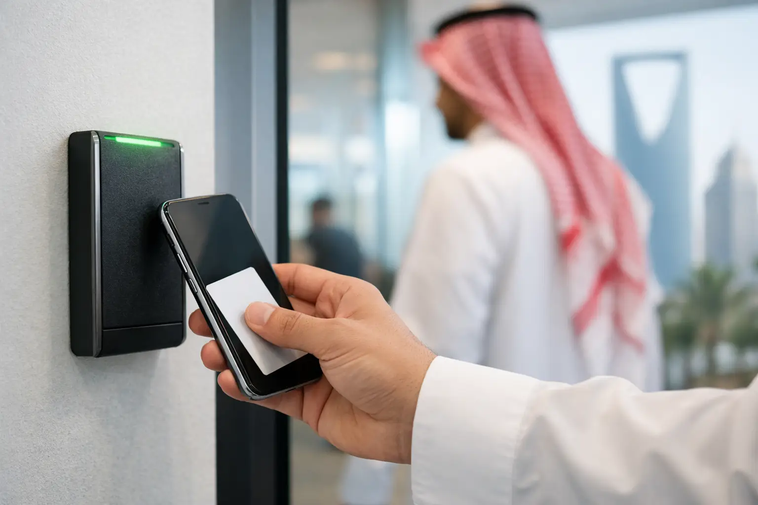 HID Signo NFC Bluetooth RFID Access Control in Saudi