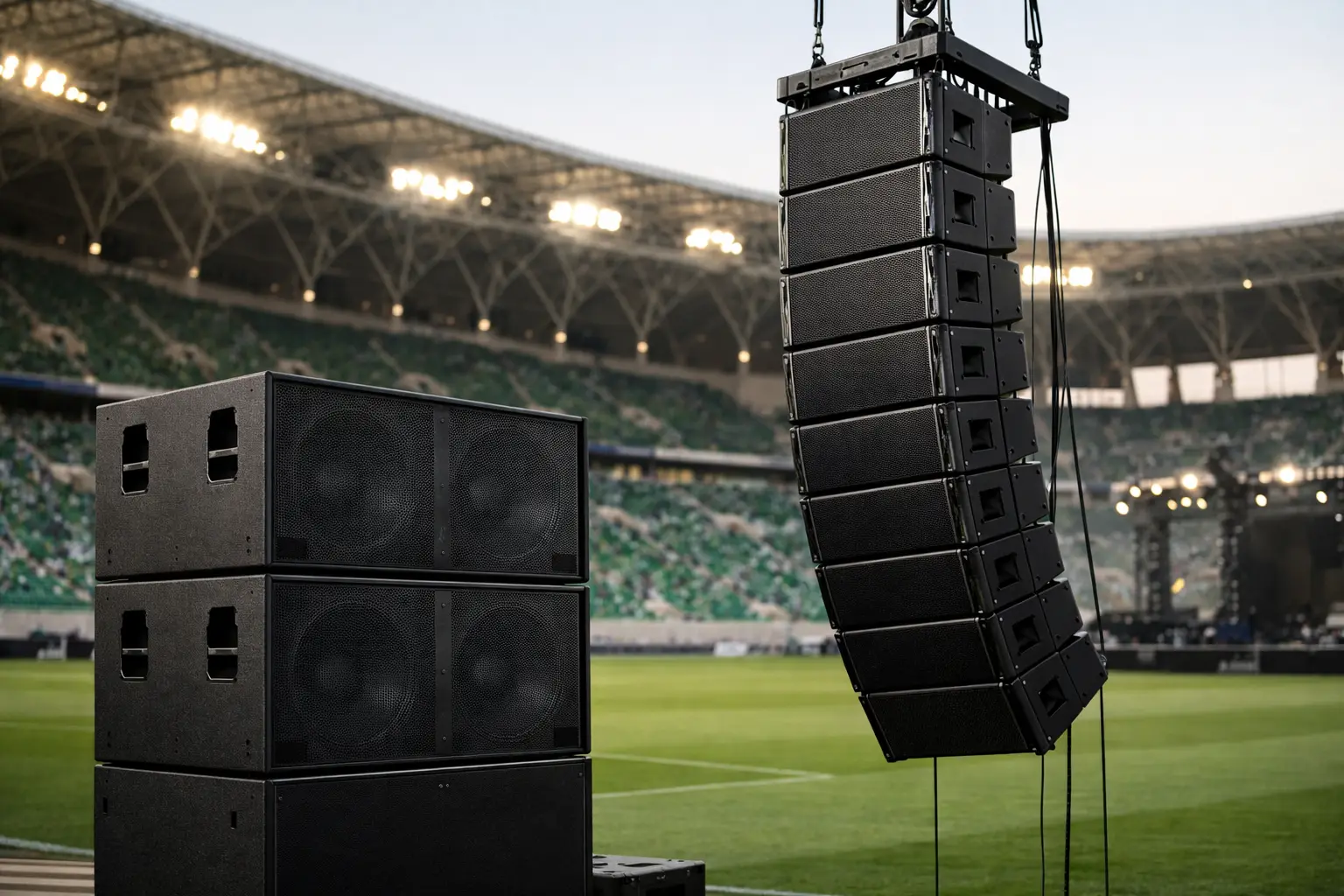 ITC KS-218 with Line Arrays for Saudi Stadiums