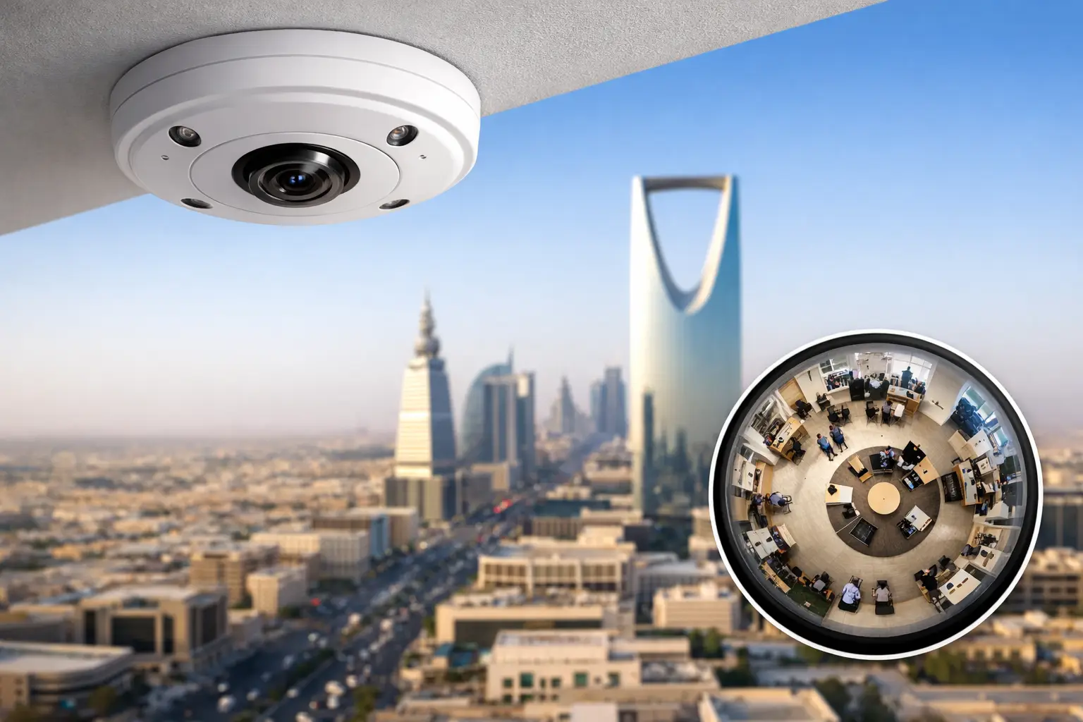 Milesight 360 Fisheye Coverage in Saudi Arabia