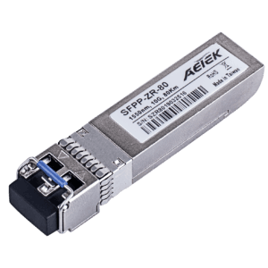 AETEK SFPP-ZR-80 - AETEK SFP 10G SFP+, SMF, 1550nm, 80KM, Extended Reach