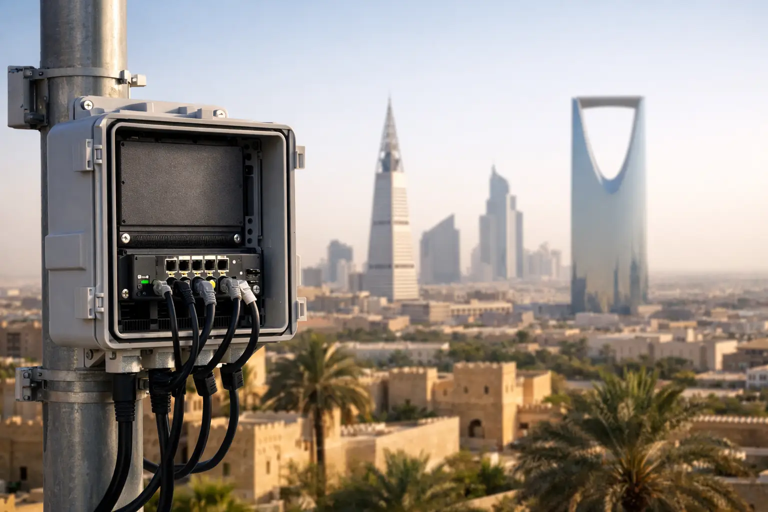 AETEK Outdoor PoE Switch Guide for Saudi Projects