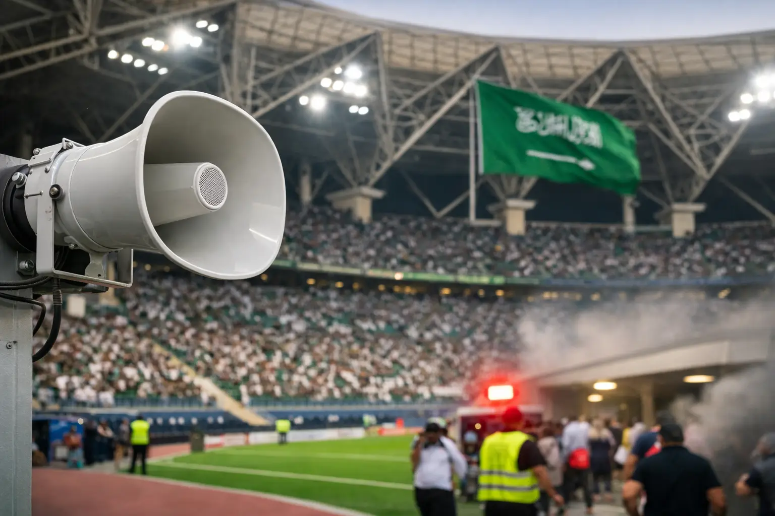 Saudi Stadium PA Systems for Clear Voice Evacuation