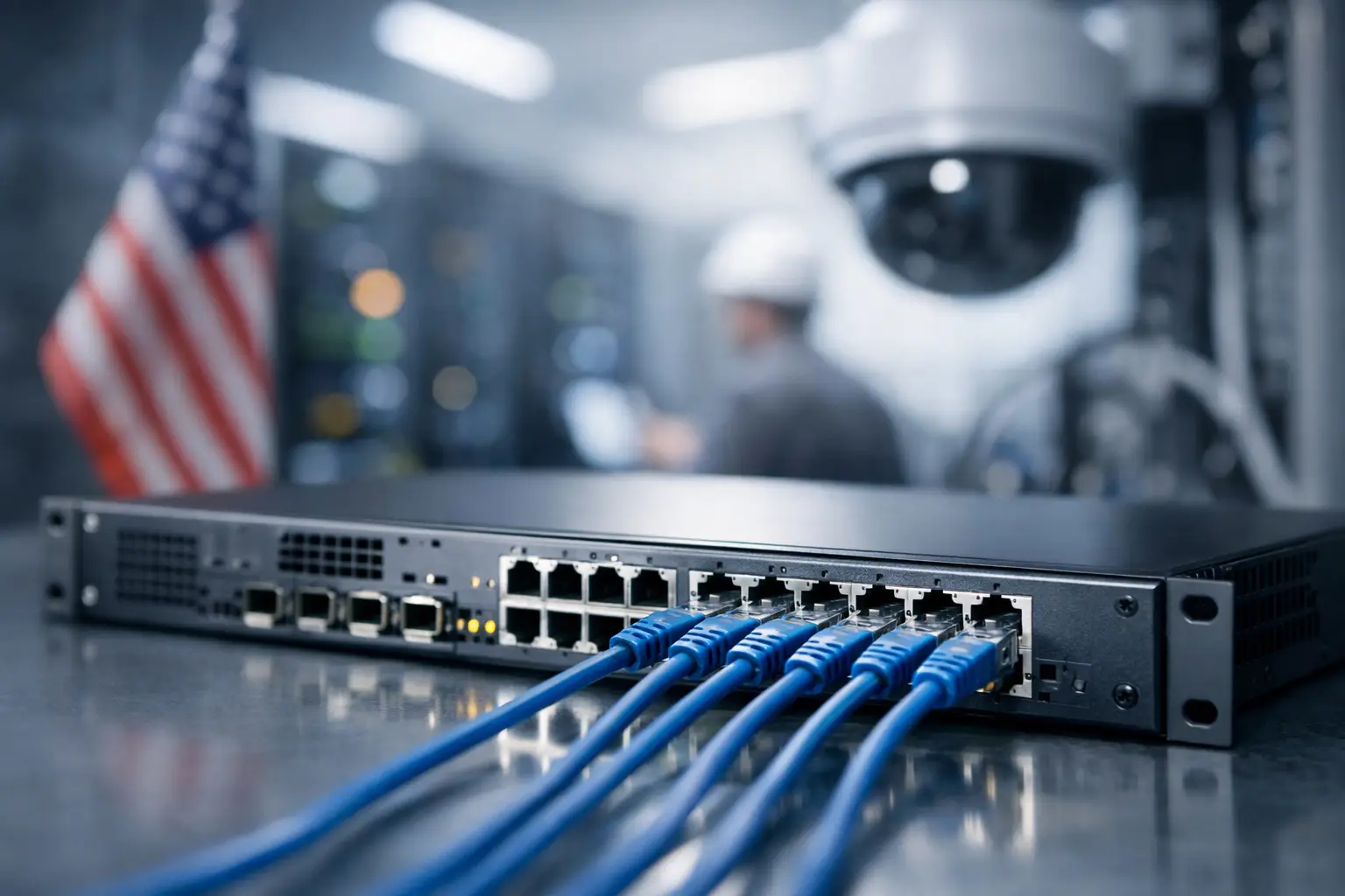 TAA Compliant PoE Switches for Secure Projects