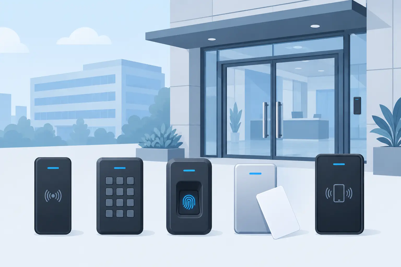 Door Access Reader Types for Commercial Sites